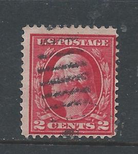 Scott # 406  used   Washington  Franklin  Issue  1912