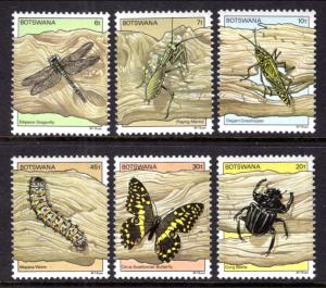 Botswana 268-273 Insects MNH VF