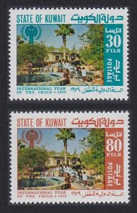 Kuwait Intl Year of the Child 2v 1979 MNH SC#776-777 SG#819-820