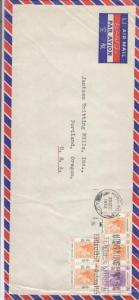1952, Hong Kong to Portland, OR, Airmail, #10 (9211)