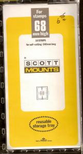 SCOTT MOUNTS - 68 mm X 240 mm - CLEAR BACKGROUND