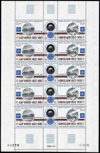 FSAT C73-C75a sheet/5,MNH.Mi 177-179. Orange Bay,Scoresby Sound Bases,1973.