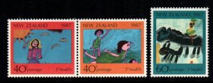 New Zealand  B127 - B129  MNH $ 3.30 555