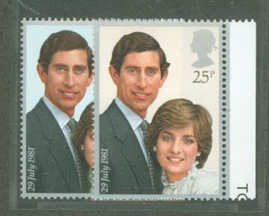 Great Britain #950-1  Single (Complete Set)