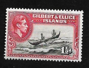 Gilbert & Ellice Islands 1939 - M - Scott #42