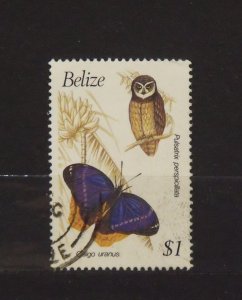 8765   Belize   Used # 940     Birds and Butterflies     CV$ 2.50