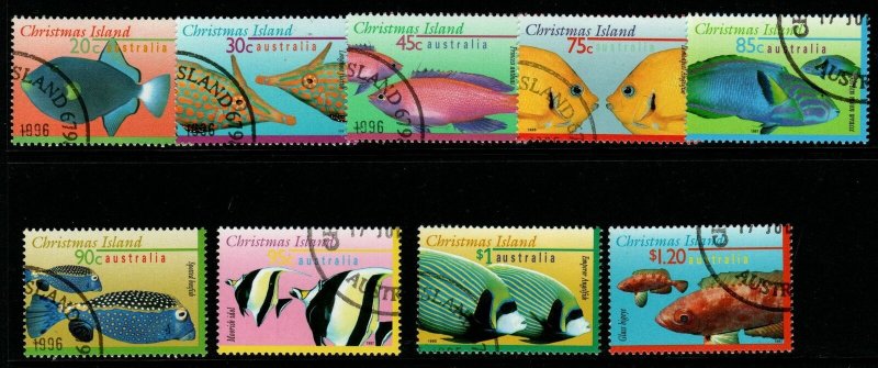 CHRISTMAS ISLAND SG412/20 1995 MARINE LIFE FINE USED