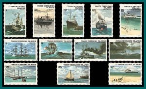 Cocos 1976 Ships, MNH  #20-31,SG20-SG31