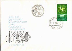 Bulgaria, Worldwide First Day Cover, Space