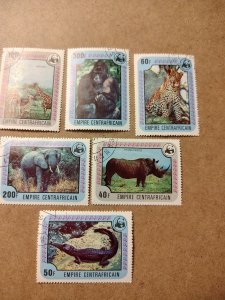 #1317 Central Africa #323-328