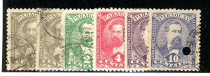 Paraguay, Scott #32-37, Used