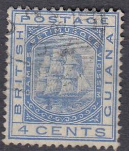 British Guiana - 1882 4c Seal of Colony Sc# 109 - (2164)