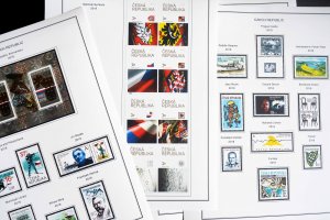 COLOR PRINTED CZECH REPUBLIC 2011-2020 STAMP ALBUM PAGES (70 illustrated pages)