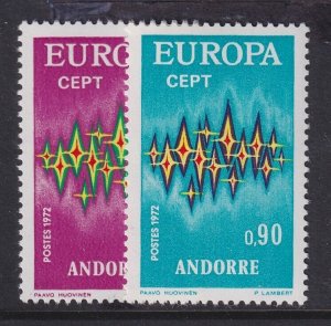 Andorra, Scott 210-211 (Yvert 217-218), MNH