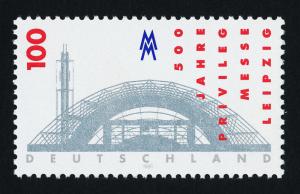 Germany 1958 MNH Architecture, Leipzig Fair