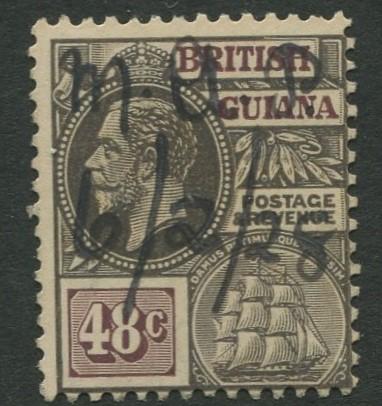 British Guiana - Scott 198 - KGV Definitive -1921 - VFU - Single 48c Stamp