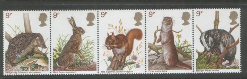 Great Britain 1977 Wildlife (5) Scott #