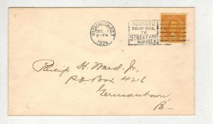 1924 OLD FIRST DAY ISSUE 603 PRESIDENT JAMES MONROE COIL BY PHILIP WARD