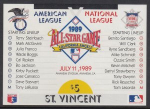 St Vincent 1223 Baseball ss mnh