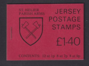 Jersey  #143a  1980  MNH  arms   booklet complete