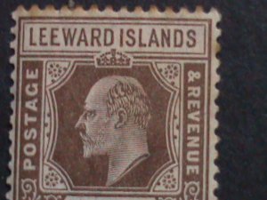 ​LEEWARD ISLANDS-1912 SC#46  KING GEORGE V MINT 111 YEARS OLD VERY FINE-