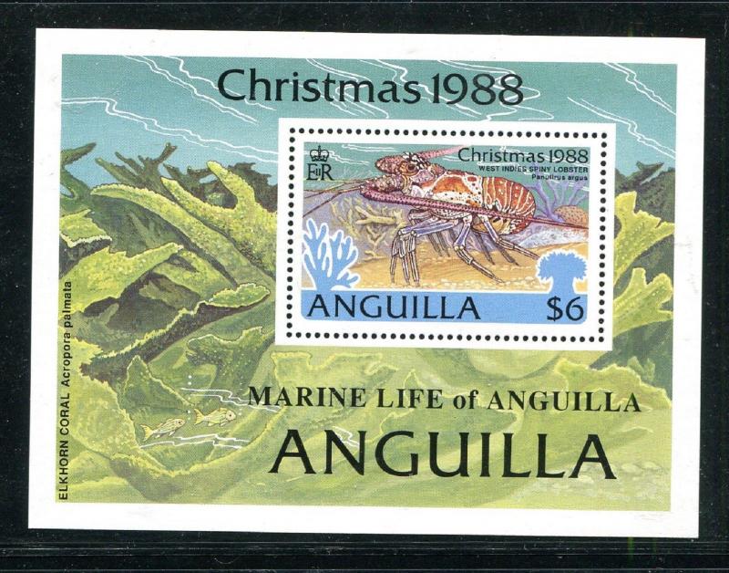 Anguilla 768-772, MNH, 1988. Marine Life. x29478