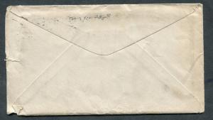 Postal History - Lapeer MI 1915 American Flag AMF-A14 Free Frank Cover B0350