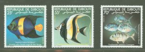 Djibouti #521-523  Single (Complete Set)