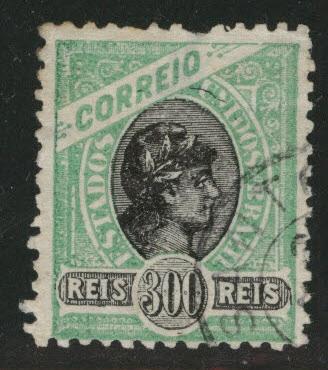 BRASIL BRAZIL YEAR 1854 Number 30 Imperforated Scott 38 Used VF