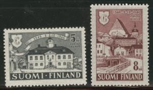 FINLAND SUOMI Scott 254-5 MH* 1946 Porvoo stamps