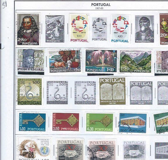 PORTUGAL 1958-1972 198 STAMPS SCV $59.00++