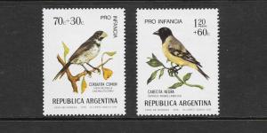 BIRDS - Argentina #B62-63  MNH