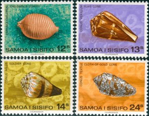 Samoa 1978 SG524-527 Shells MNH