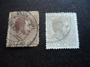 Stamps - Cuba - Scott# 121,124,125,127,128 - Used Partial Set of 5 Stamps