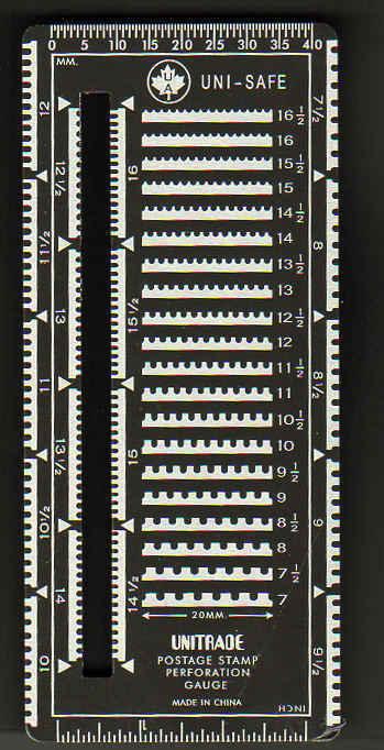 Uni-safe Superior Gauge Slotted METAL Perforation Multi Perf Gauge - NEW  (98)