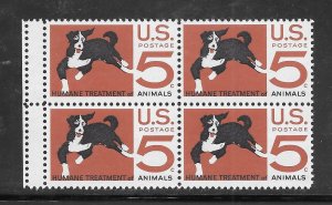 #1307 MNH Block of 4 With Full Gutter