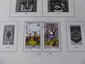 Cameroun 1916-1982 Stamp Collection on Album Pages