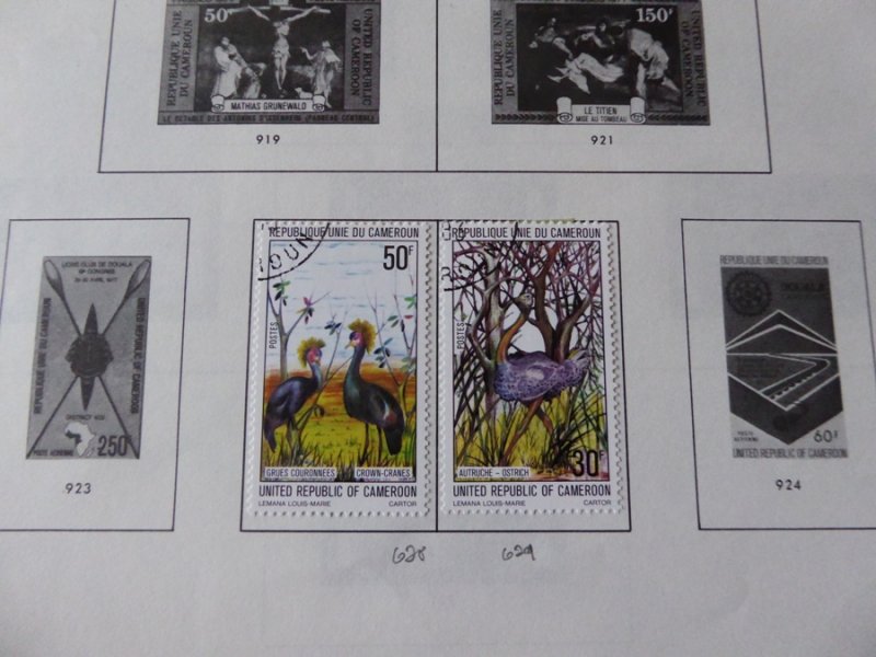 Cameroun 1916-1982 Stamp Collection on Album Pages