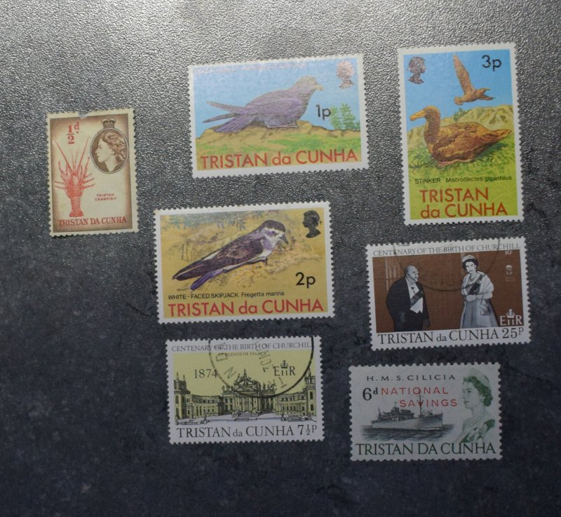 TRISTAN DA CUNHA  Stamps   stock page 2B   MNH and used  ~~L@@K~~