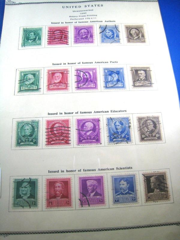 UNITED STATES - SCOTT # 859-893 - Used