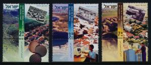 Israel 1680-2 + tabs MNH  Regional Development Towns