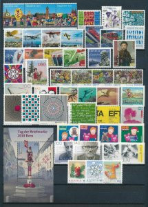 Switzerland 2010 Complete Year Set  MNH