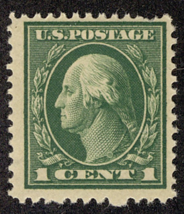 US #405 VF mint never hinged, wonderful stamp with large margins, nicely cent...
