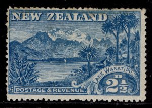 NEW ZEALAND QV SG250, 2½d blue, M MINT. Cat £50.