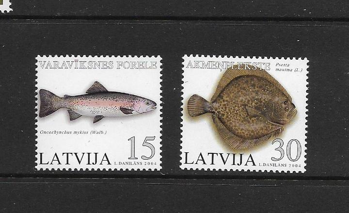 FISH - LATVIA #596-7