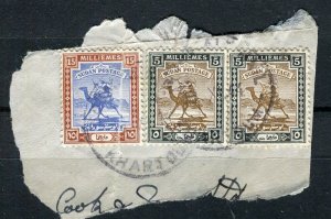 EAST AFRICA PROTECTORATE; 1940s early Camel Rider issues on POSTMARK PIECE