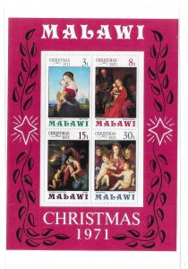 Malawi 1971 Christmas S/S Sc 181a MNH C6