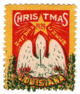 (I.B) US Cinderella : Christmas Seal (Louisiana 1929)