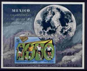 Chad 227f MNH Soccer, Sports, World Cup