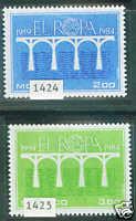 MONACO Scott 1424-5 MNH** Europa set 1984 CV$4